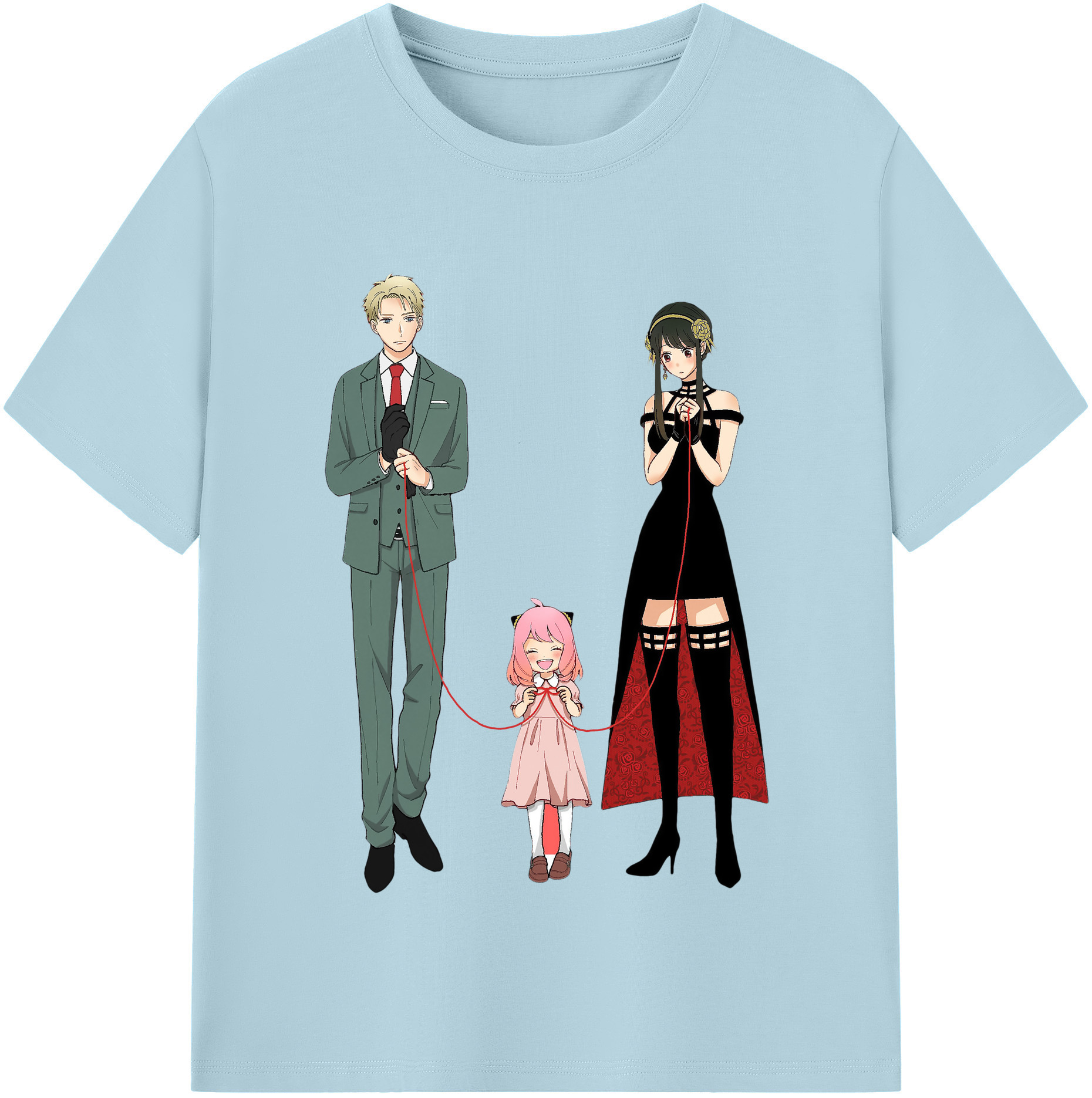 （画像用） SPY×FAMILY间谍家家酒 綿100％半袖Tシャツ（フロントプリント）